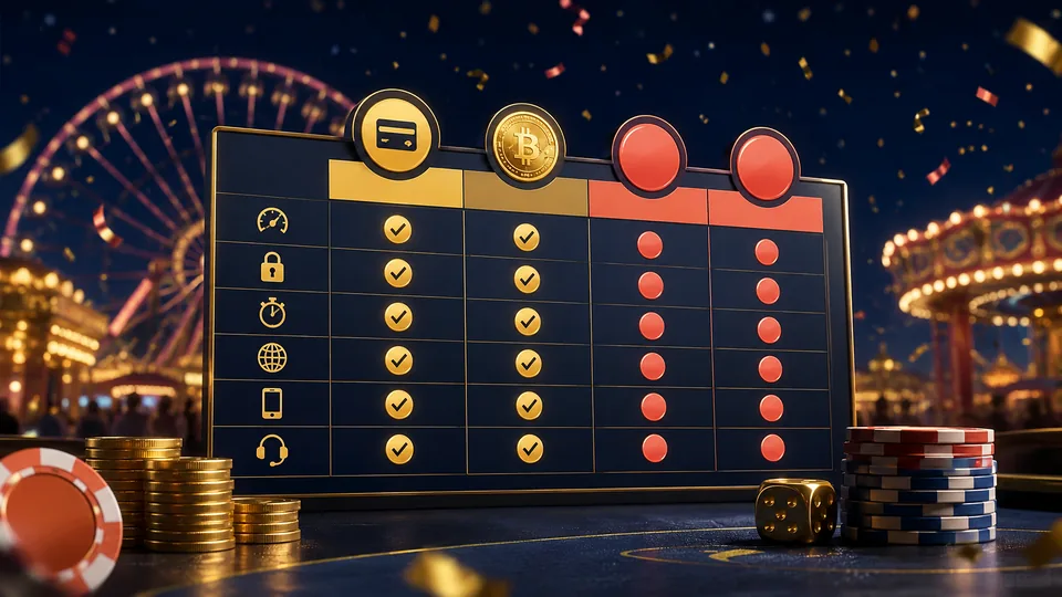 Payment options compared across brands